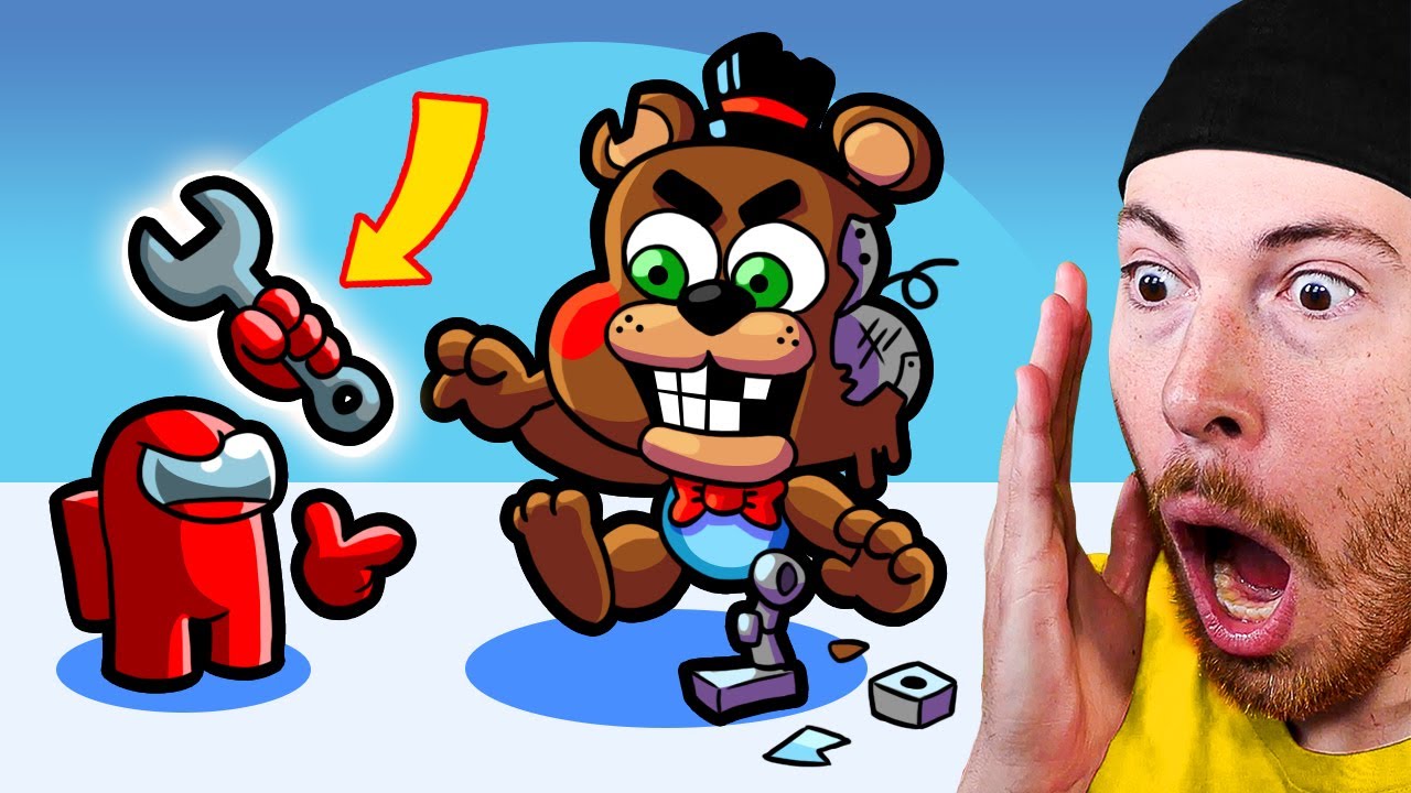 Mini Crewmate vs FNAF Characters (Five Nights at Freddys 2 Movie)