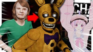 Shaggy transitions to FNAF Springlock bonnie - VRCHAT