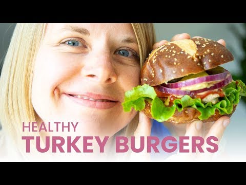 How to make Healthy Turkey Burgers | Juicy, Moist, Fried or Grilled
