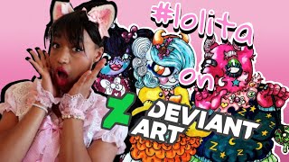 i searched lolita fashion on deviantart