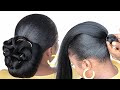 This easy elegant bridal hairstyle took me less than 10 minutes  must watch