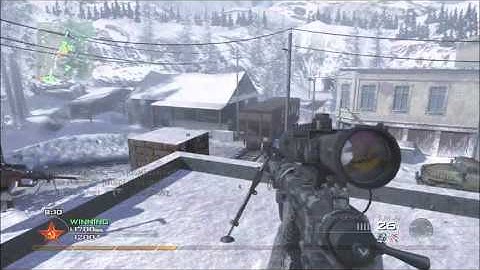 Mw2 | Insane Cross Map No-Scope in Derail
