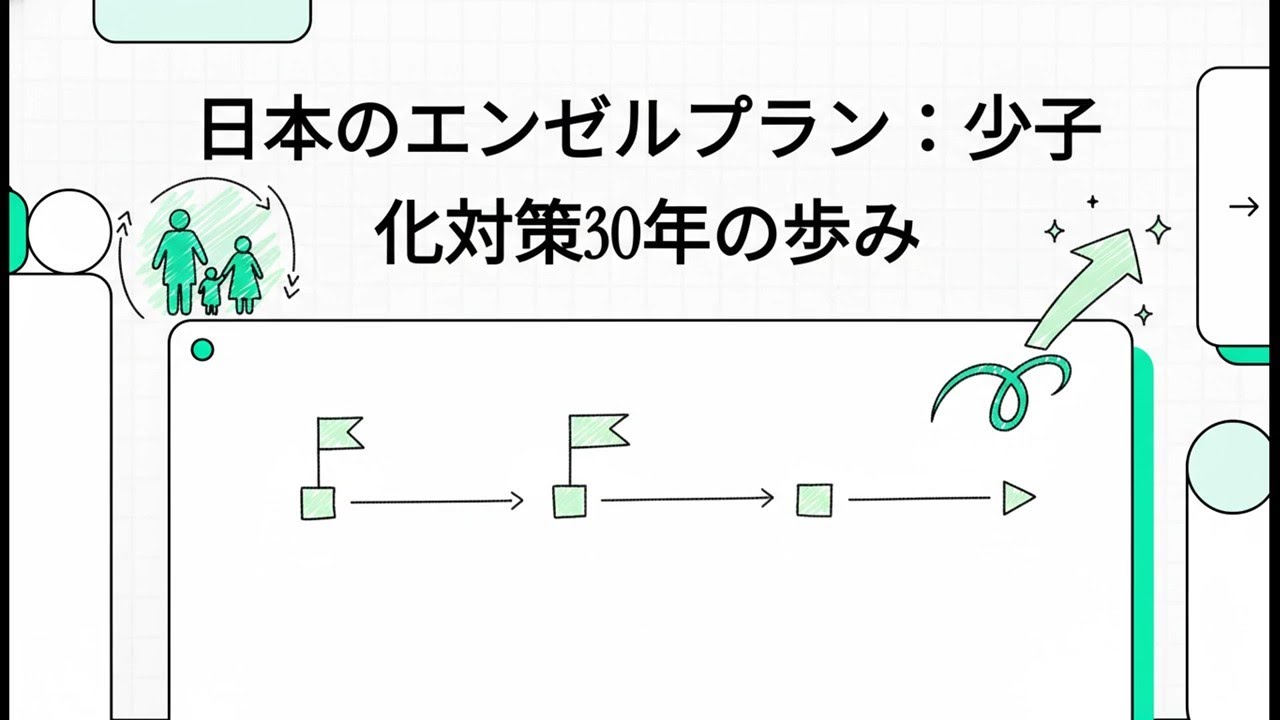 日本のエンゼルプラン：少子化対策30年の歩み