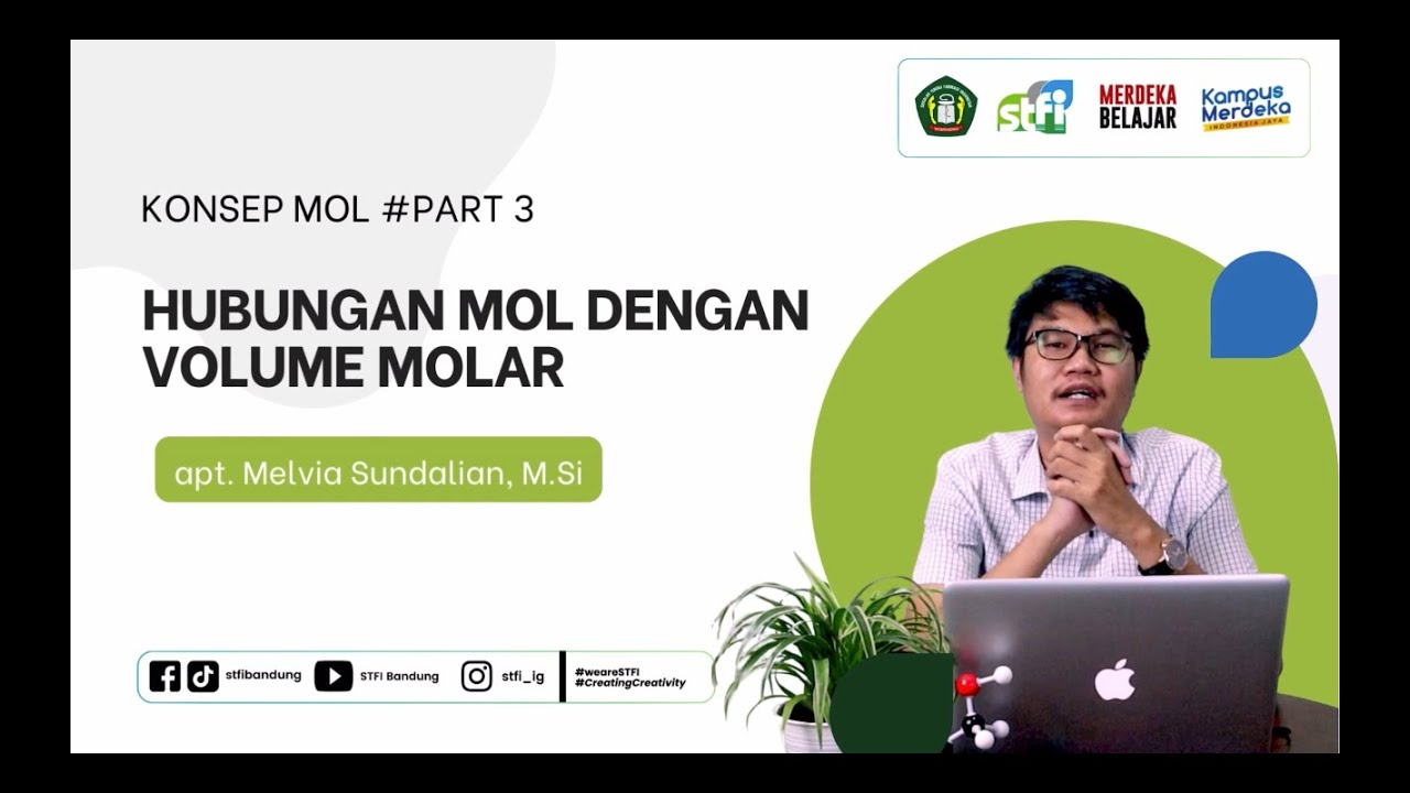 KONSEP MOL - HUBUNGAN MOL & VOLUME MOLAR #part3 | STFI Bandung - YouTube