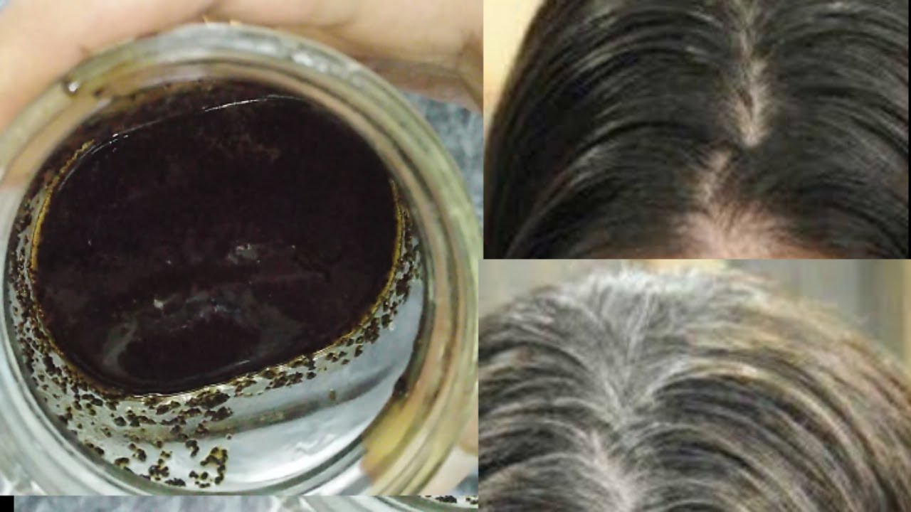 White Hair To Black Hair Permanently In 30 Minutes Naturally Homemade