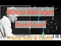 Solo Chord Bossa Baroque Dave Grusin Synthesia Piano 
