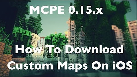 How To Download Maps In MCPE | iOS with iFile