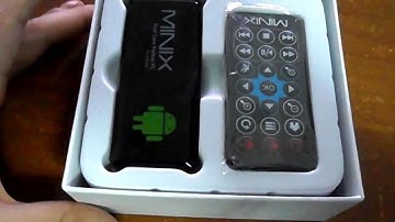 Minix Neo G4 Android Mini Pc Unboxing