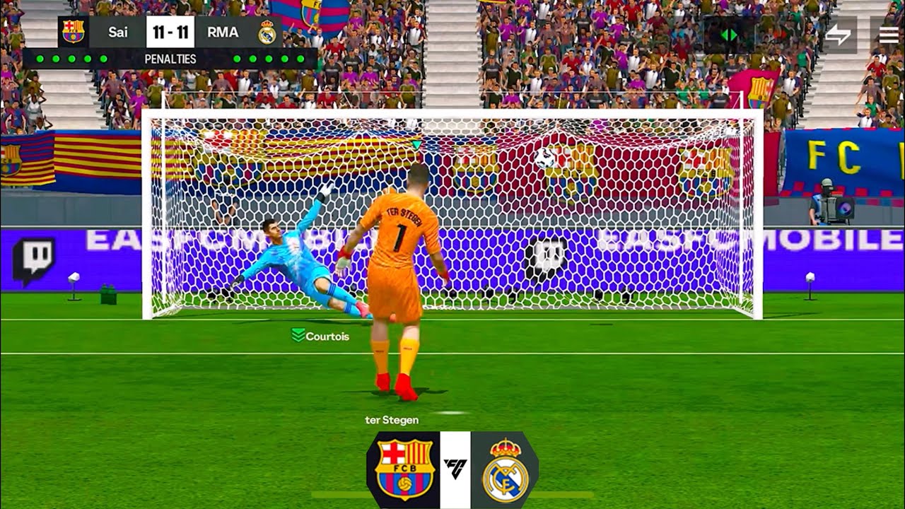 Penalty Shootout • #45 • FC Barcelona Vs Real Madrid CF | Fc Mobile ...