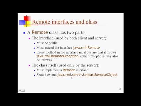 RMI - Remote
