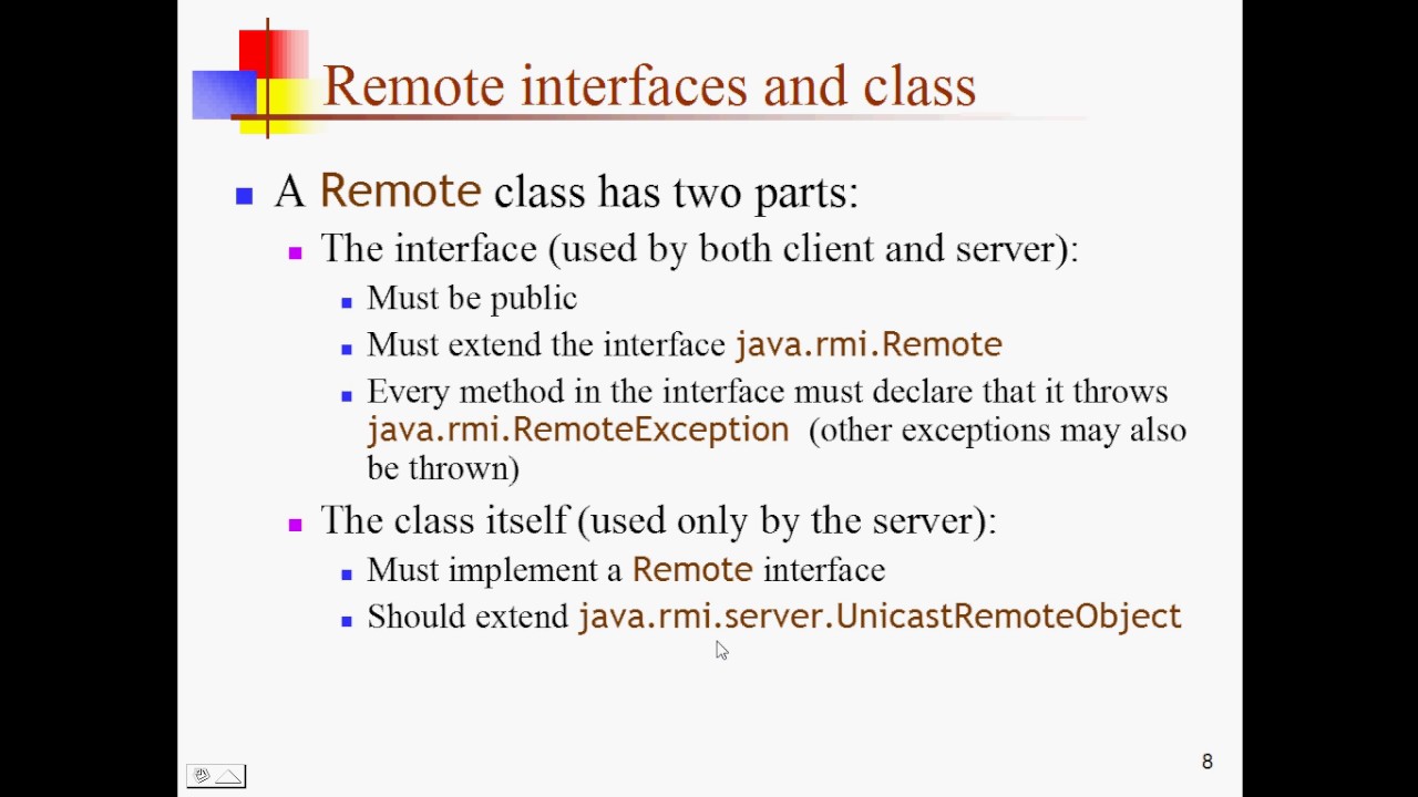 RMI - Remote Method Invocation - YouTube
