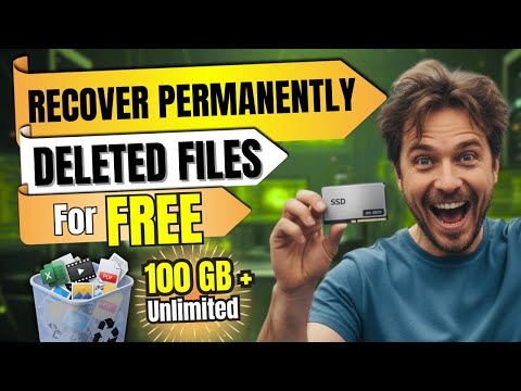 This FREE TOOL Will RECOVER All DELETED FORMATTED DATA On Windows 