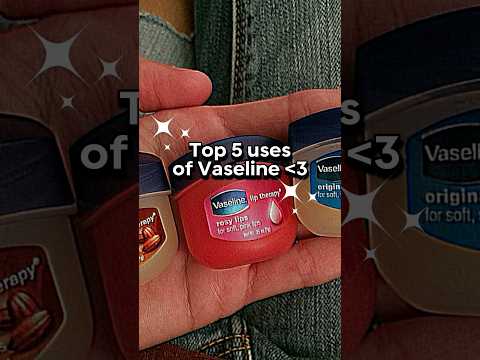 Top 5 Uses of Vaseline🌷 #shortsvideo #shorts #skincare #glowuptips  #glowup #youtubeshorts #tips