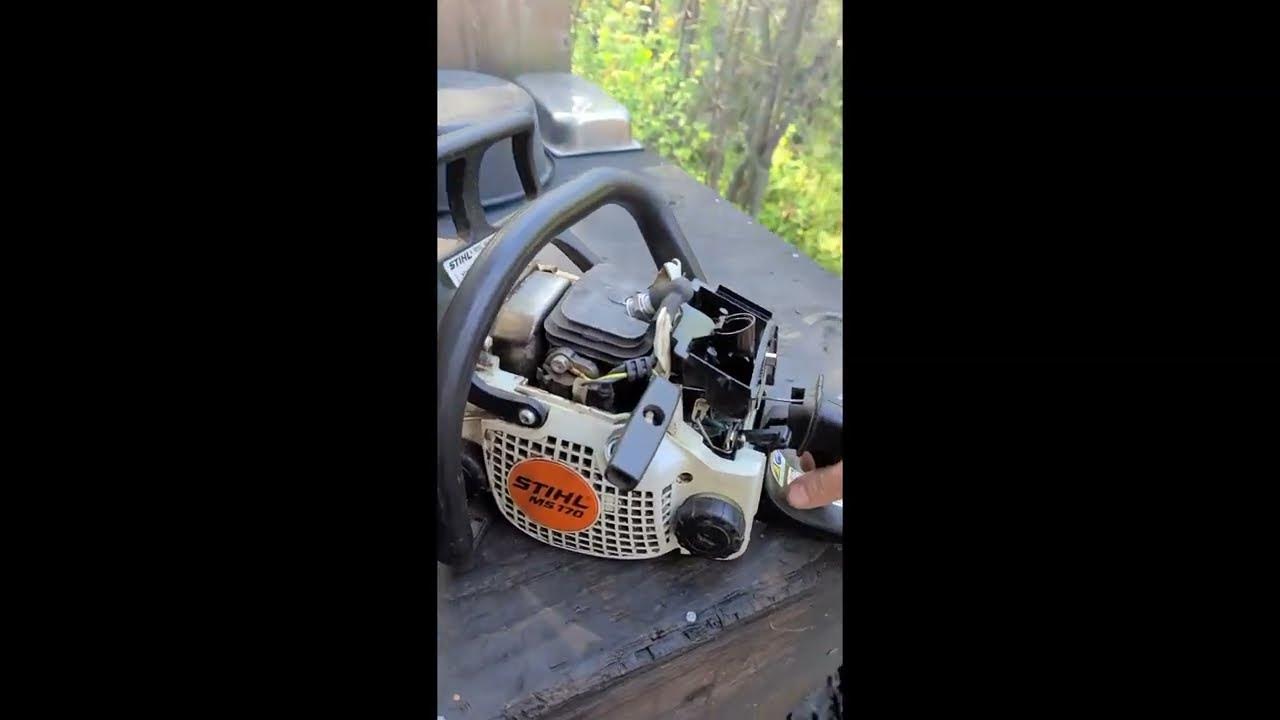 IF YOUR STIHL CHAINSAW WON'T START SI SU MOTOSIERRA STIHL NO ARRANCA