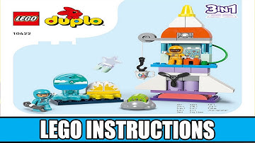 LEGO Instructions - Duplo - 10422 - 3in1 Space Shuttle Adventure - Space