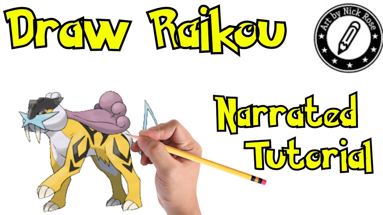 Tutorial de Desenho Raikou Shiny