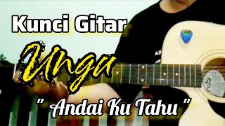 kunci gitar dan lirik Ungu - Andai Ku Tahu ( versi mudah )