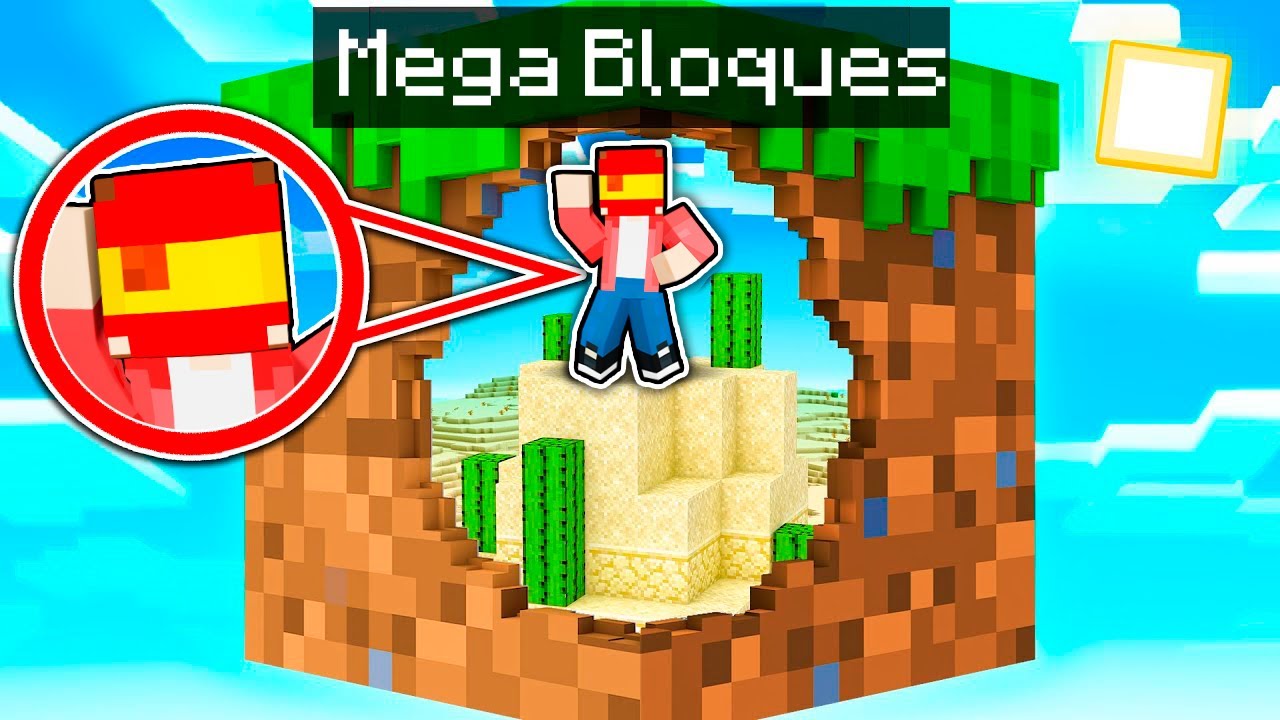 Minecraft Pero hay MEGA BLOQUES!