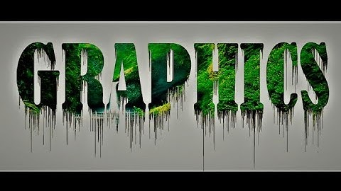 Corel draw X7 Tutorial - Wet Paint Effect - first time in Corel Draw | Beautiful wet paint Design