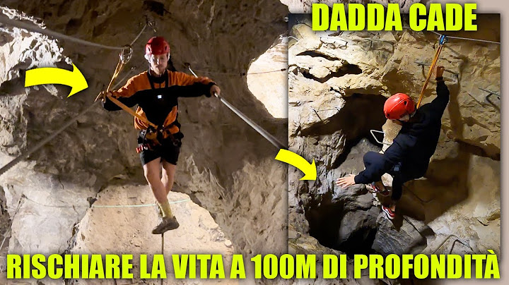 RISCHIARE LA VITA A 100 METRI DI PROFONDITÀ - DADDA SI LASCIA CADERE E RIMANE SOSPESO NEL VUOTO!
