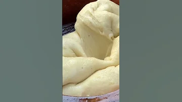 How we pound fufu in 🇬🇭 Ghana with authentic palm nut soup #shortfeed #shorts #ghanafoodrecipe