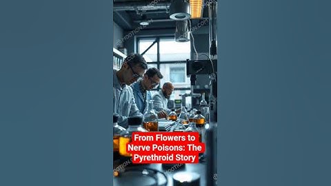 From Flowers to Nerve Poisons: The Pyrethroid Story#shorts