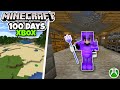 I Survived 100 Days In Minecraft Bedrock