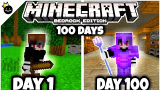 I Survived 100 Days In Minecraft Bedrock [XBOX ONE]