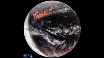 Earth from geostationary orbit in 4K