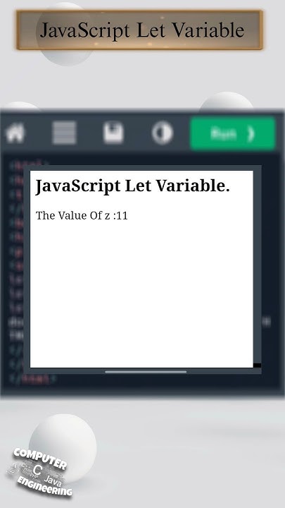 𝐉𝐚𝐯𝐚𝐒𝐜𝐫𝐢𝐩𝐭 𝐋𝐞𝐭 𝐕𝐚𝐫𝐢𝐚𝐛𝐥𝐞 | #javascript #variables #let #script #html # ...