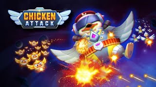 Chicken Attack: Galaxy Shooter Mobile Gameplay Android screenshot 3