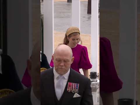 Prince Andrew arrives at coronation
