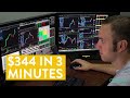 [LIVE] Day Trading  $344 in 3 Minutes (and then more money!)
