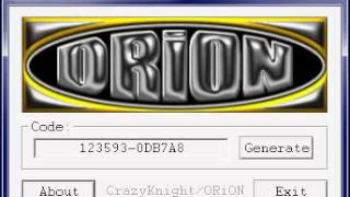 ORiON Keygen Music (3DWebButton 1.7)