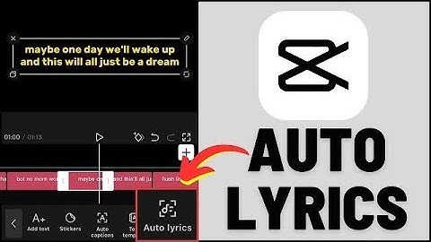 How To Add Auto Lyrics In CapCut (EASY!)