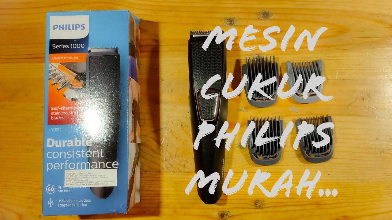 Unboxing Philips BT1214 Mesin  Cukur  Rambut  YouTube