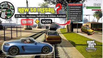 HOW TO INSTALL MODS❓| GTA SA Definitive Edition Android