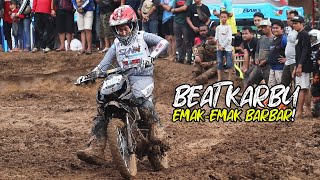 Emak-Emak Gil4 Balap pakai Honda Beat Karbu untuk Salip 16 Pembalap