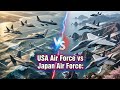 "USAF vs Japan Air Force: Sky Battle 2025",USA Global Reach vs Japan Precision Defense