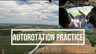 What happens if the engine quits? Rotorway JetExec Helicopter Autorotation