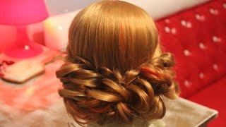 Причёска из кос в греческом стиле без повязки | Лена Роговая | Hairstyles by REM | Copyright © Причёска из кос в греческом стиле без повязки | Лена Роговая | Hairstyles by REM | Copyright ©