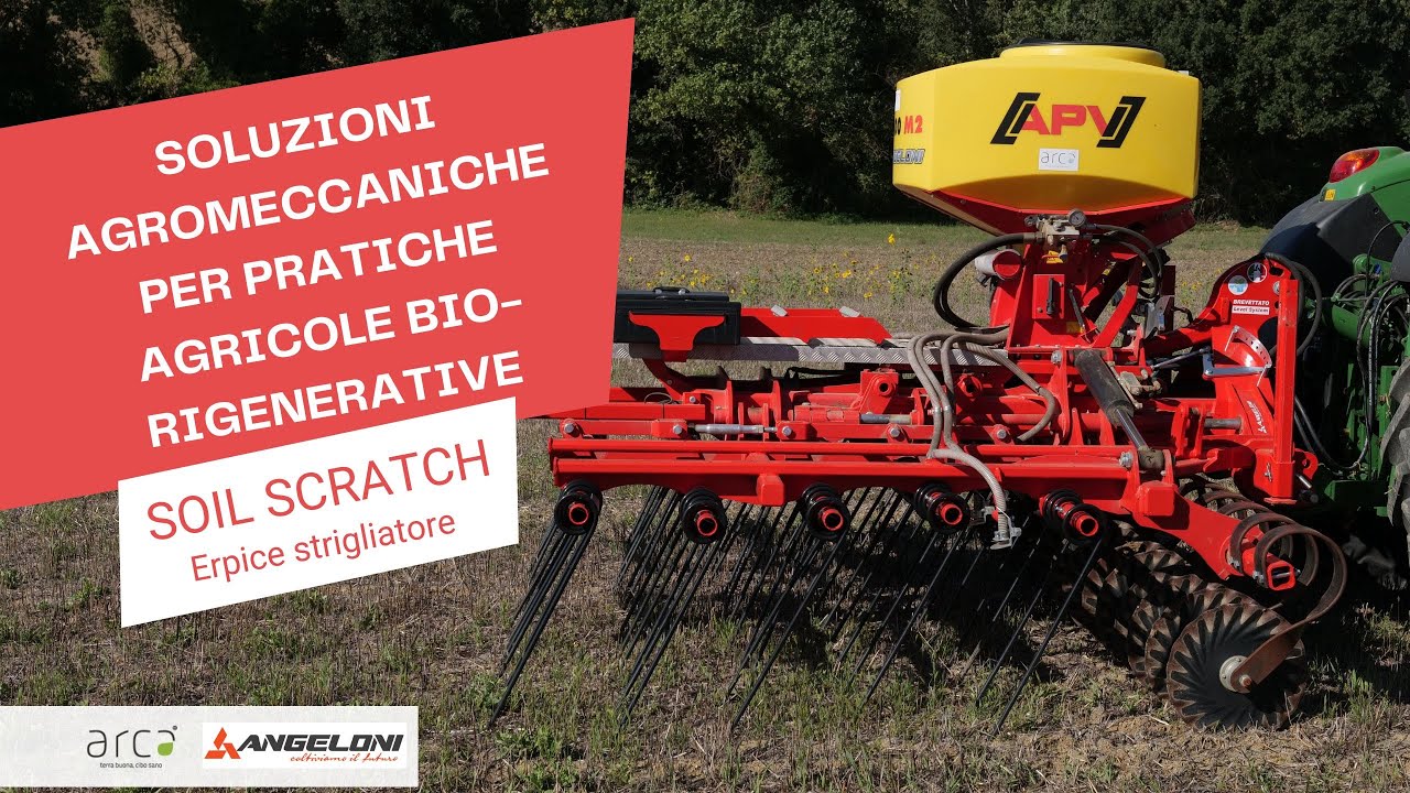 ERPICE STRIGLIATORE SOIL SCRATCH - Macchine agricole per agricoltura bio-rigenerativa