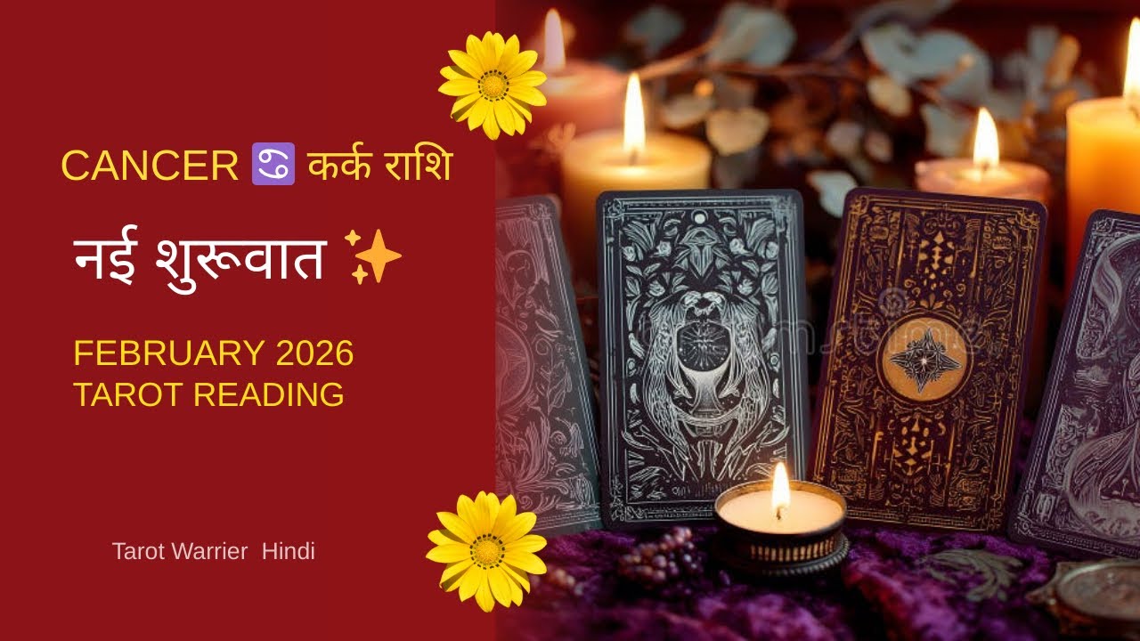 Cancer ♋ कर्क राशि February 2026 Tarot | Ek Nayi Shuruaat Aapka Intezar Kar Rahi Hai ✨