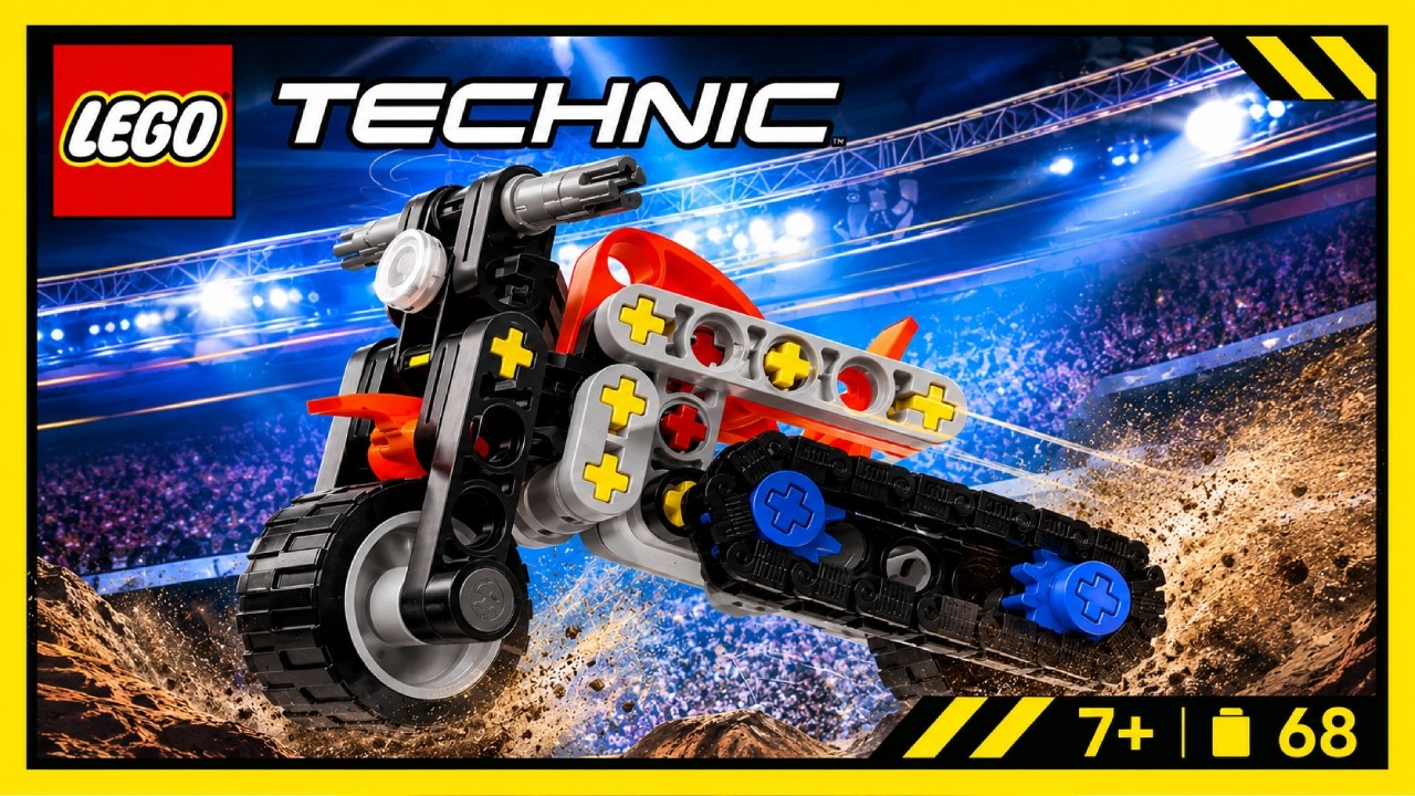 Technic - Motorcycle - Magazine Gift LEGO instructions