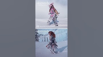 Horizon Forbidden West vs Horizon Zero Dawn | Snow Physics