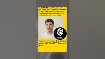 ChatGPT Users Beware: Your AI Confessions Could Be Used in Court!