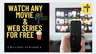 How to Watch Any Movie 🎬 And Web Series🎦 For Free | KnowMore_official | #youtube #youtubevideo #free