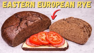 How to Make a Dark and Rich Eastern European Style Rye Bread