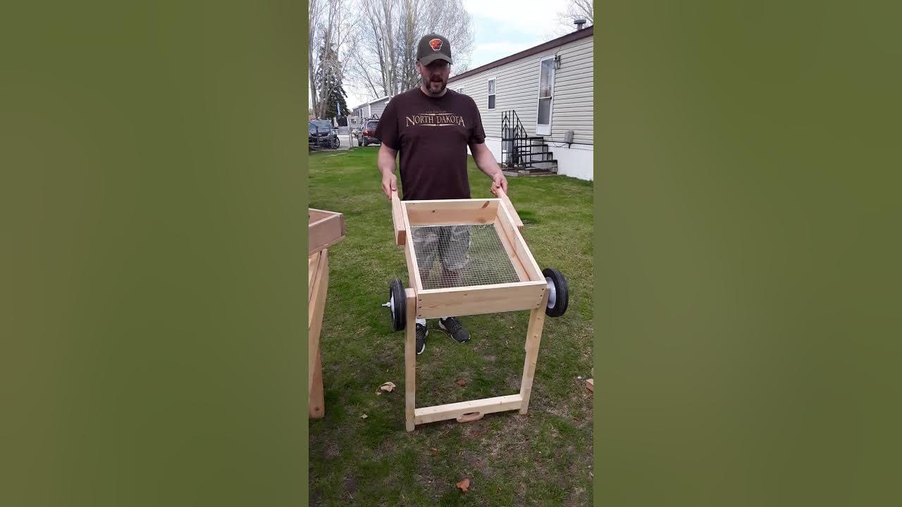 homemade dirt sifter boxes for trip to crystal park YouTube