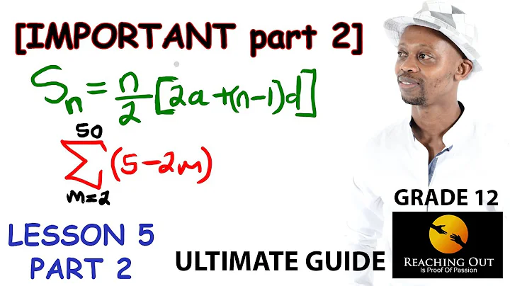 PART 2-Arithmetic Series-Summation examples-Grade 12